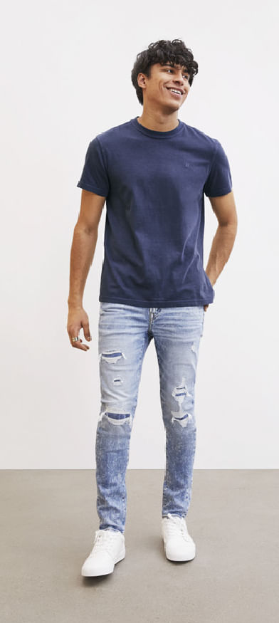 Jeans Para Hombre Slim Fit Original Y Mas American Eagle